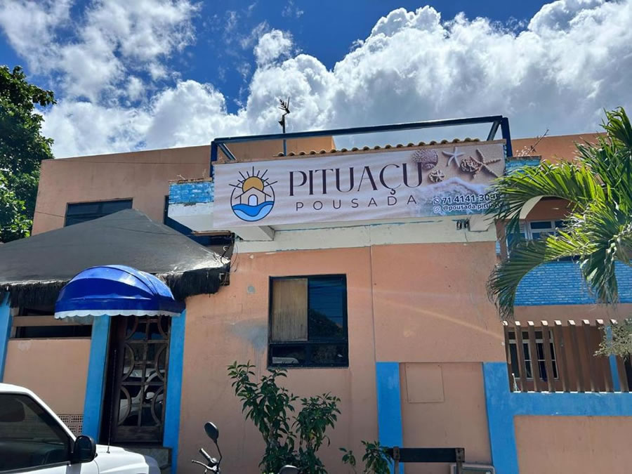 Fachada da pousada :: Pousada Pituaçu