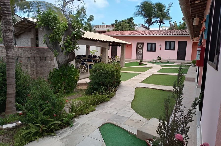 Entrada área interna. :: Pousada Alquimia