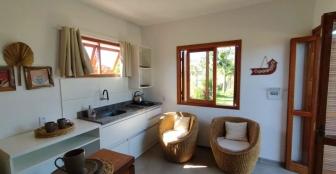 Sala cozinha com vista para o Rio e piscina  :: Pousada Refúgio Náutico - Foto 3