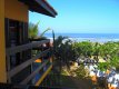 Vista da Pousada dos chalés piso superior - varanda :: Pousada Pé na Areia Itanhaém - Foto 2